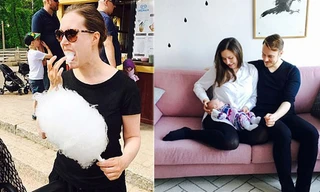 Nữ thủ tướng trẻ nhất thế giới ăn kẹo bông, cho con bú