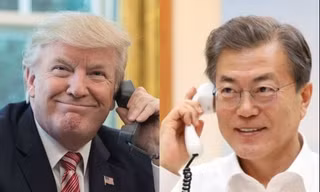 Ông Trump đồng ý hoãn tập trận Mỹ - Hàn, muốn gia đình dự khán Olympic