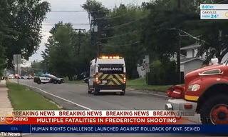 Hiện trường vụ xả súng. Ảnh: Daily Mail