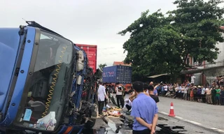 Hiện trường vụ TNGT thảm khốc tại Hải Dương