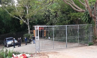 Lối vào khu vực câu cá Bò cạp nước