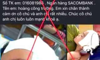 Cảnh báo thủ đoạn lừa đảo kêu gọi từ thiện 