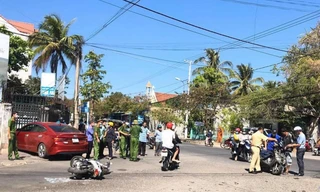 Hiện trường vụ tai nạn 