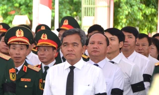 Truy điệu, an táng 23 hài cốt liệt sĩ hy sinh tại Campuchia