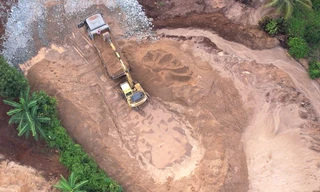 Vụ 'cát tặc' lộng hành trên sông Sê San: Công an làm việc với 3 công ty