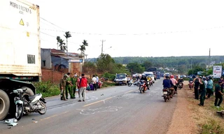 Tai nạn liên hoàn trên Quốc lộ 19, 2 người tử vong