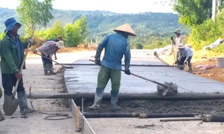 Việc đầu tư xây dựng ở huyện Kbang có nhiều sai phạm (ảnh Nguyễn Diệp)