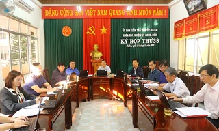 Ủy ban Kiểm tra Tỉnh ủy Gia Lai xem xét kết quả kê khai tài sản đối với 15 cán bộ