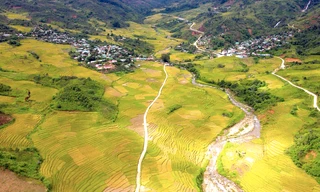 Cảnh thiên nhiên cao nguyên cùng ruộng bậc thang bên đỉnh Ngọc Linh đẹp nao lòng 