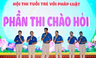 Ấn tượng hội thi Tuổi trẻ với pháp luật
