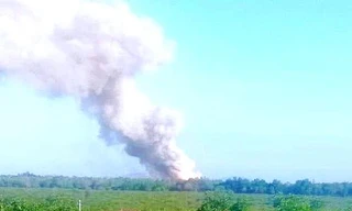 Nhà kho quân đội ở Gia Lai bất ngờ phát hỏa sáng mùng 2 Tết