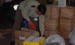 Số hàng Trung Quốc bị cơ quan chức năng thu giữ.