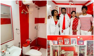 Gặp gỡ gia đình “đỏ-trắng” hiếm có nhất thế giới 