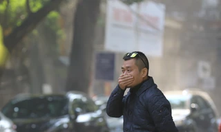 Ô nhiễm không khí nghiêm trọng tái diễn ở Hà Nội Ảnh: Như Ý