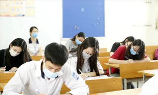 Thí sinh tham gia kỳ thi tốt nghiệp THPT đợt 1 năm 2020 Ảnh: Như Ý 