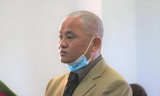 Bị cáo Ðỗ Văn Minh tại tòa 