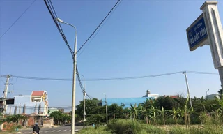 Tuyến đường Đô Đốc Lân (Đà Nẵng), nơi Công ty Quảng Đà rao bán các lô đất nền Ảnh: Thanh Trần