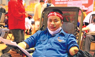 Cao Đức Trâm, Thủ lĩnh Đoàn khuyết tay từng 24 lần hiến máu tình nguyện 