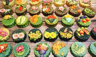 Bánh trung thu “handmade” hấp dẫn người tiêu dùng ẢNH: PV