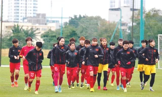 Các cô gái ĐT nữ Việt Nam trước ngày lên đường đến Australia