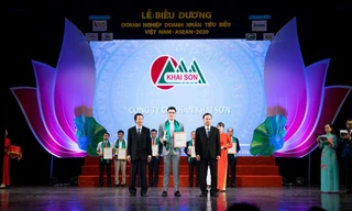 Công ty Cổ phần Khai Sơn nhận giải thưởng Doanh nghiệp tiêu biểu Việt Nam - ASEAN 2020