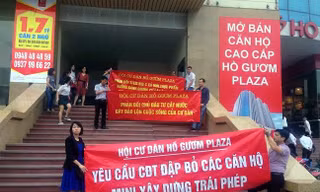 Hàng loạt vụ tranh chấp chung cư diễn ra tại Hà Nội