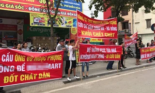 Hàng loạt chung cư Hà Nội “nổi sóng” căng băng rôn sau vụ cháy Carina 