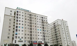 Khu nhà ở xã hội Ecohome 1 nơi ông Thọ đăng ký địa chỉ và hiện đang sinh sống cùng gia đình.