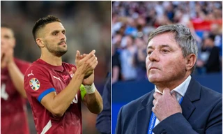 Tuyển Serbia sinh biến, đội trưởng và HLV cãi nhau to sau trận thua Anh