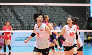 Tuyển bóng chuyền nữ Việt Nam giành ngôi đầu bảng giải Vô địch châu Á 2023 đầy thuyết phục