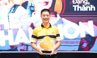 Cơ thủ Đặng Thành Kiên đoạt giải thưởng 250 triệu đồng
