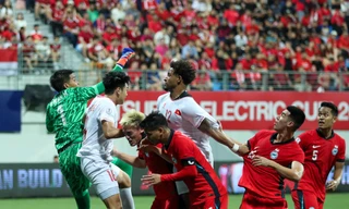 Song sát Tiến Linh-Xuân Son lên tiếng phút bù giờ, tuyển Việt Nam đánh bại Singapore 2-0