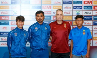 HLV U22 Thái Lan chuẩn bị kịch bản xấu nhất trước U22 Myanmar