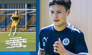 Quang Hải gửi thông điệp đặc biệt đến đội trưởng Pau FC