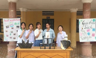 Hà Nội: Gặp gỡ cô bạn 2K là chủ nhiệm đầu tiên của CLB Sách trường THPT Hoài Đức B