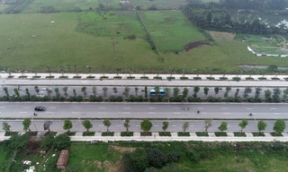 Cận cảnh tuyến đường nghìn tỷ nối liền Vành đai 3 với Cầu Bươu vừa thông xe