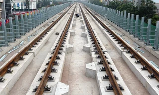 Cận cảnh đường ray tuyến đường sắt Cát Linh - Hà Đông