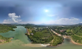 Ảnh 360 độ hồ Đầm Bài: ‘Nguồn nước sạch chiến lược’ của Hà Nội