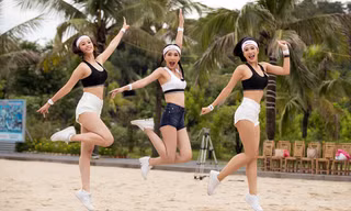 Thí sinh HHVN 2018 đọ sức trong phần thi Người đẹp thể thao