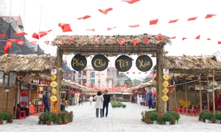 Phiên chợ Tết xưa tại phố cổ Hoa Lư