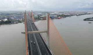 Toàn cảnh cây cầu được ví là đòn bẩy phát triển kinh tế Quảng Ninh