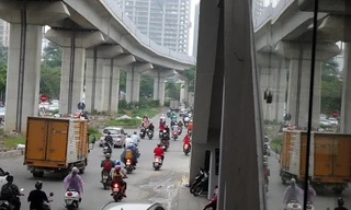 Cận cảnh một số tuyến phố chuẩn bị xén giải phân cách mở rộng lòng đường