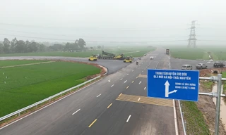 Tuyến đường gần 200 tỷ đồng kết nối vùng Thủ đô Hà Nội - Bắc Giang sẵn sàng trước ngày thông xe