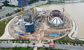 Cận cảnh cung thiếu nhi trị giá hơn 1.300 tỷ của Hà Nội sau gần 2 năm thi công