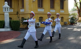 Lễ thượng cờ kỷ niệm 50 năm Asean tại Hà Nội