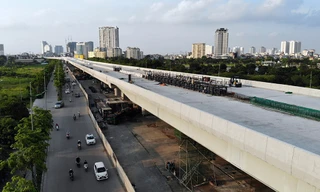 Con đường nghìn tỉ tại Hà Nội dự kiến thông xe vào 30/9