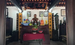 Nếp nhà của cố Tổng Bí thư Trường Chinh tại làng Hành Thiện