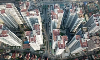 Chóng mặt khi 'bay' ở các khu chung cư chọc trời giữa Thủ đô