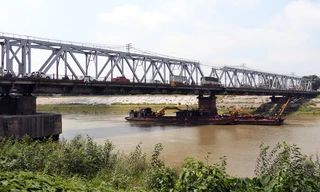 Bắt đầu 15 ngày sửa chữa trụ cầu Đuống