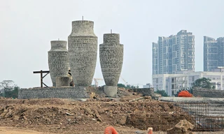 Công viên trị giá 286 tỷ đồng ở Hà Nội dần thành hình